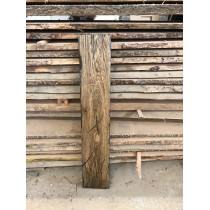 Altholz-Stil, rustikal, antik, Balken, Bohle, Eiche, braun (BROWN) geölt, Massivholz, 150x25x3cm